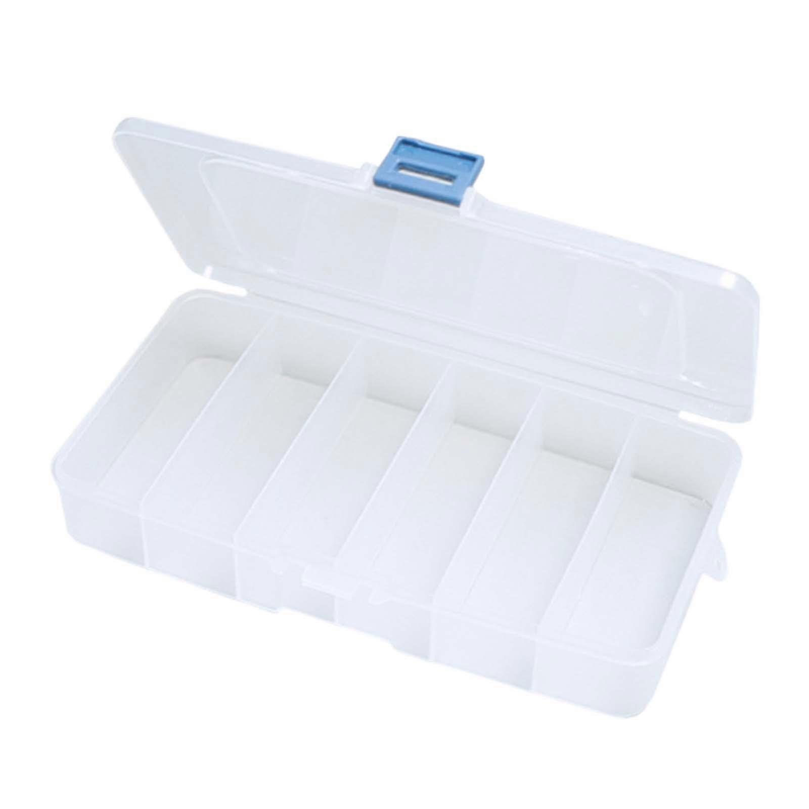 Small Clear Storage Box Small Containerwith Lid for Hardware Screws Earrings