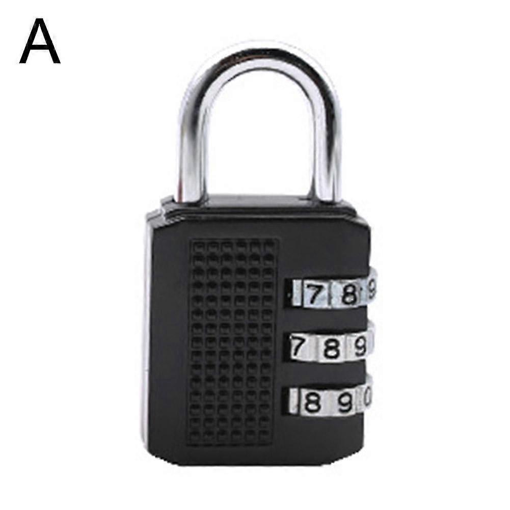 Password Lock Padlock Gym Cabinet Door Dormitory Student Suit case Lock Mini