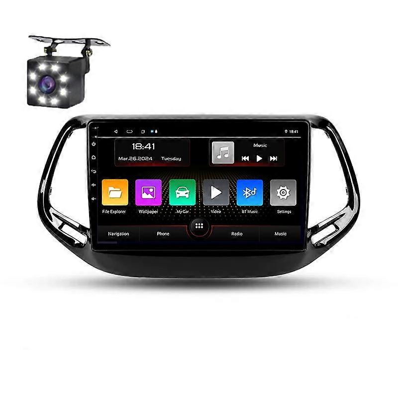 Car Radio For Jeep Compass 2 MP 2016 - 2018 Multimedia Video Carplay Navigation GPS
