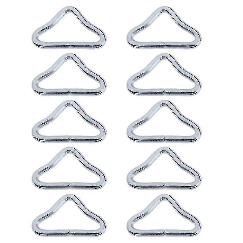 10 st/förpackning Trampolinmatta Triangelringar Spänne Universal Passform Ring V-ringar