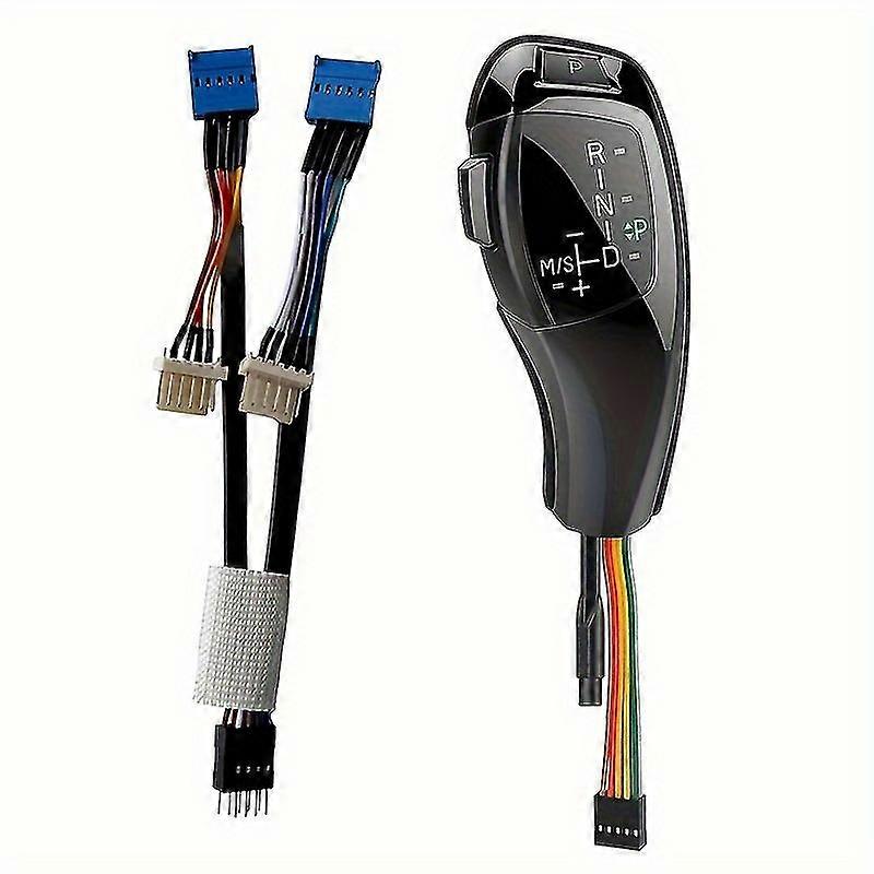 LHD Automatic Gear Shift Knob Retrofit Kit For Car Accessories For BMW E90 E91 E93 E81 E82 E84 E87 E88 E89 Carbon