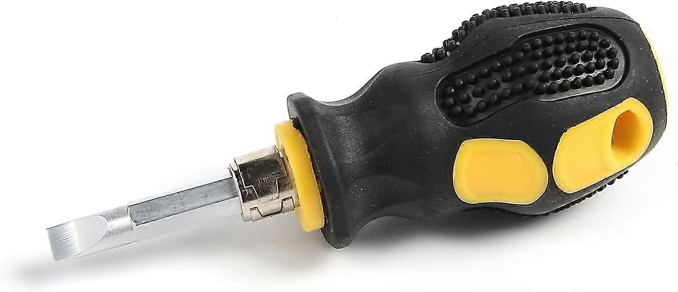 Mini Dual-Purpose Screwdriver Reversible Small Compact Hand Tool for Repair Work