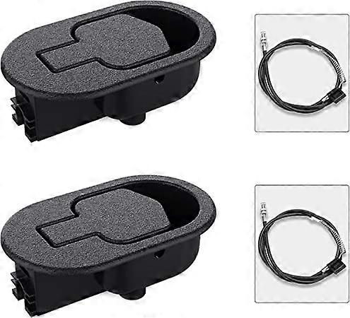 2 Set Recliner Replacement Parts, Durable Recliner Release Pull Handle with Recliner Pull Cable, Repair Replacement Parts Compatible with Most Furnitu