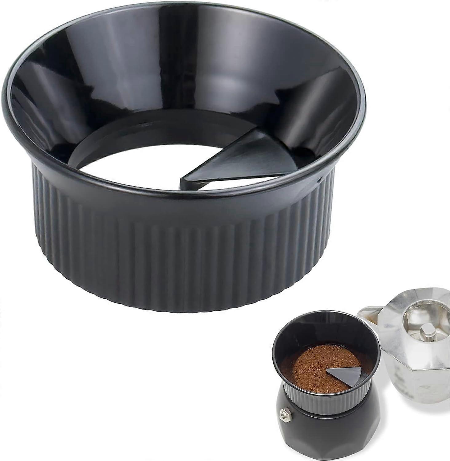 Koffieverdeler voor Moka-koffiezetapparaten, compatibel met Bialetti Moka Pot Stovetop Caffettiera, Koffiedoseertrechter voor Moka Express 4-6 kopjes