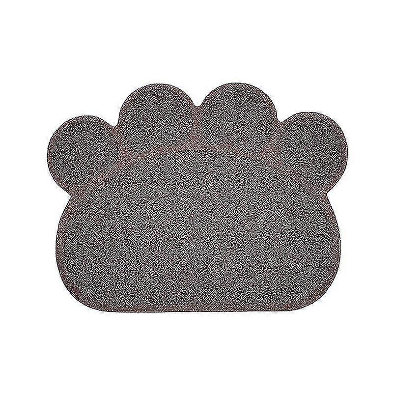 بولي كلوريد الفينيل مخلب شكل حصيرة ، لطيف الأليفة القط جرو طبق السلطانية الغذاء الماء مفرش المائدة حصيرة