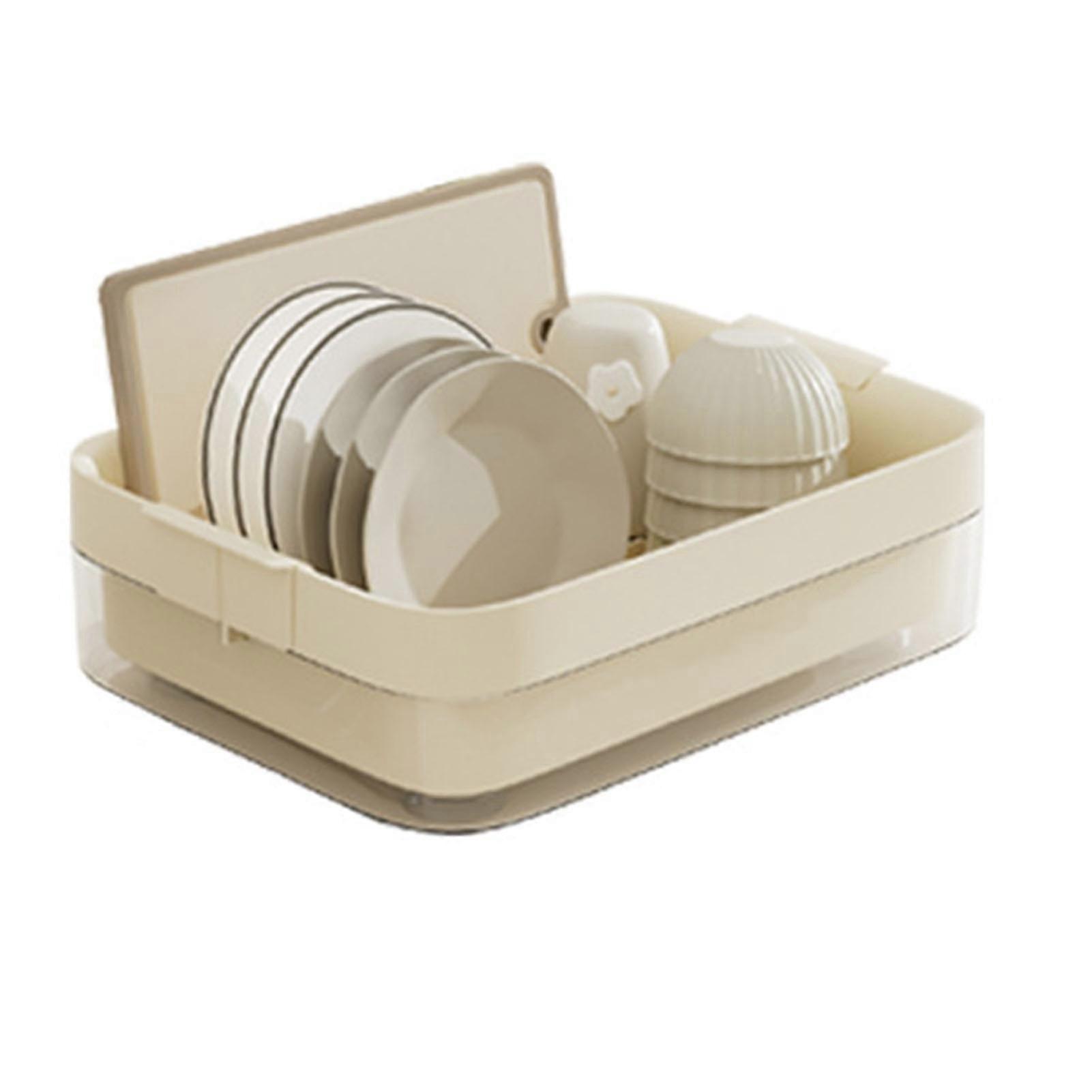 Dish Drying Rack Multifunctional Dish Rack for Kitchen Counter with Drainage Function Large Capacity Dish Drainer