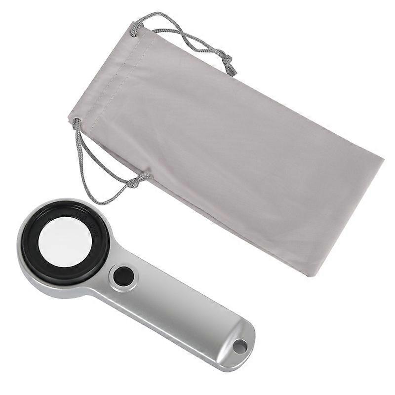 30x Handheld Rechargeable Identification Magnifier, Micro Magnifier - Suitable for Coins and Stamps Magnifier