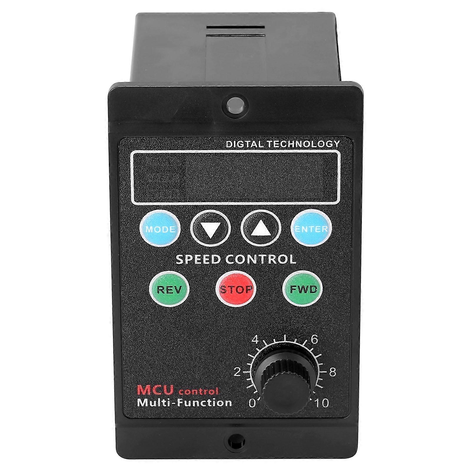 Contrôleur de vitesse de moteur multifonctionnel 400W AC220V Régulateur de vitesse Contrôleur de vitesse d’affichage Valeur cible réglable