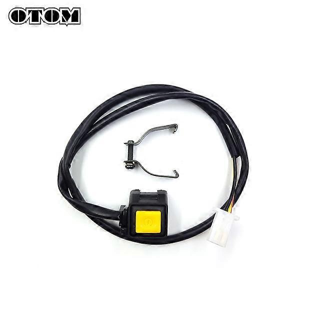 OTOM Motorcycle Square Button Switch ON/OFF Engine Starter Kill Handlebar Ignition For KTM YAMAHA HONDA Motorbike Universal Part