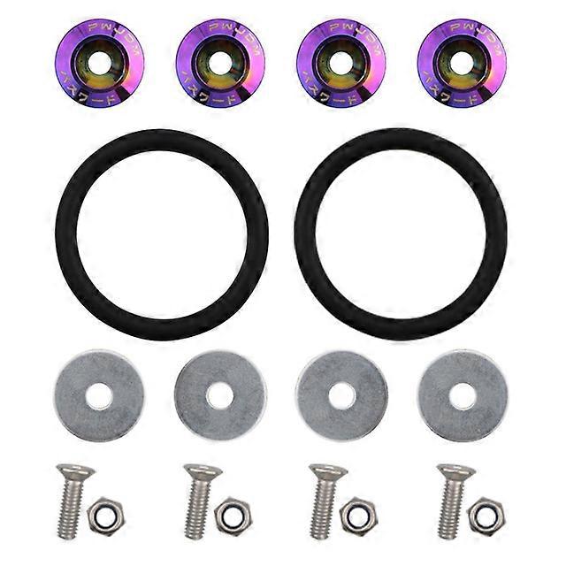 Quick Release Fasteners Car Front And Rear Bumper Hatch Cover Fixing Buckle Reinforcing Washer Quick Release Surrounding Screw