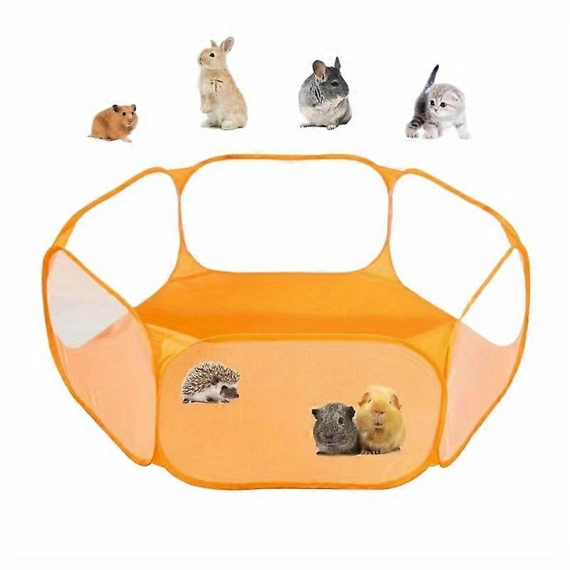 Portable & Breathable Small Pet Playpen - Durable, Spacious Habitat for Rabbits, Hamsters, Chinchillas, Easy to Assemble