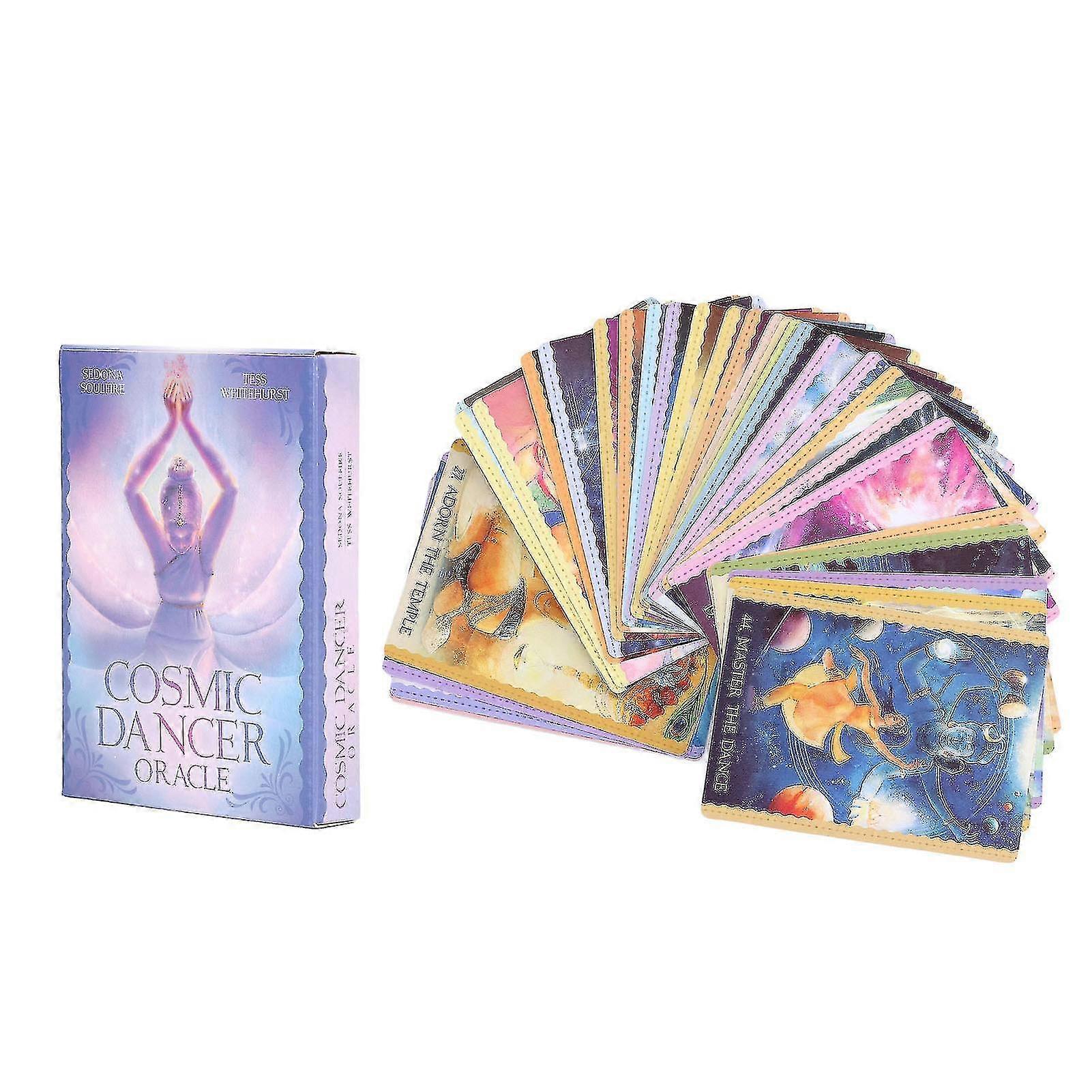 English Divination Cards Cosmic Dancer Oracle Tarot - 44 Decks for Entertainment and Forecasting