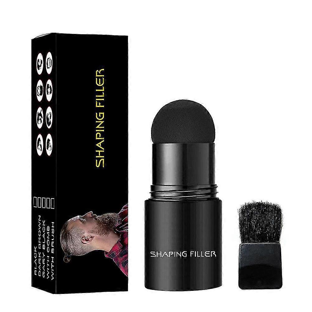 Thick Beard Styling Powder - Beard Shaping Filler for Temporary Facial Hair Color and Mustache Shaping Tools