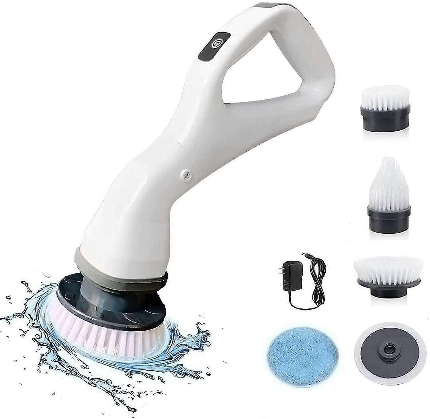 Brosse de nettoyage rotative dd-Electric - Rechargeable électrique, 4 autolaveuses avec remplaçable-xgm-xgm