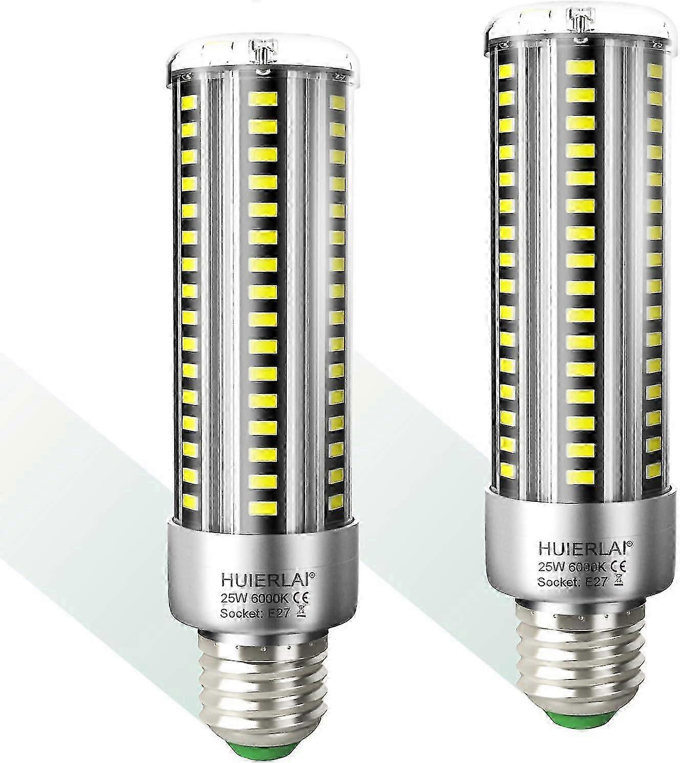 2er Pack E27 Led Mais Glühbirnen 25w Tageslicht weiß 6000k 3000lm Äquivalent 250w Glühlampe, E27 Led Mais Licht E27 Led Licht nicht dimmbar p2024