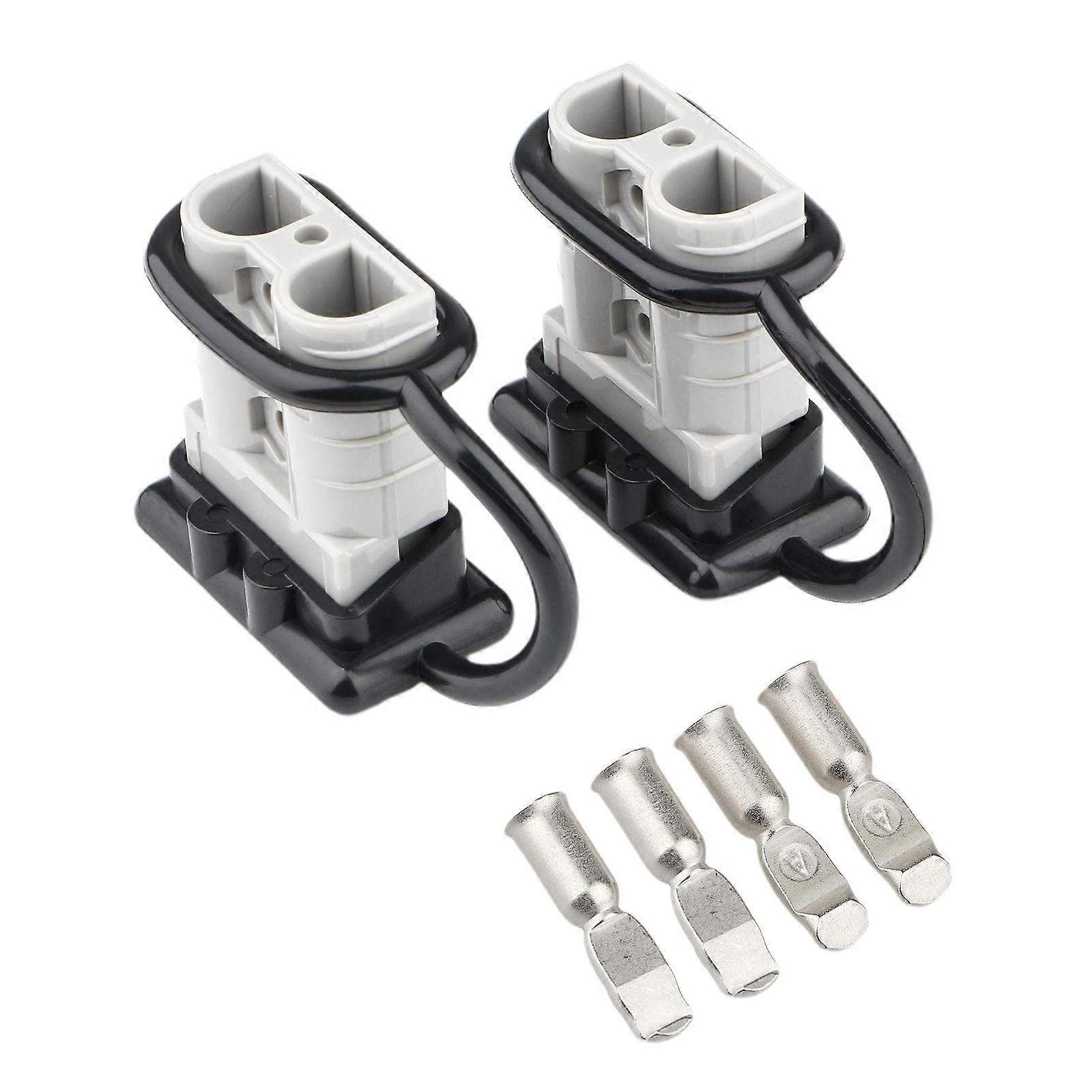50A 1/0 AWG Battery Connection Harness Plug Connector Winch Plug Quick Disconnect for UPS Battery P