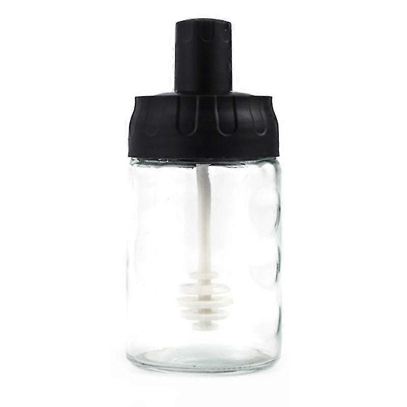 280ml Seasoning Jar Leakproof Moisture-proof Glass Spice Bottle Container with Spoon Stick Brush for-ZZY