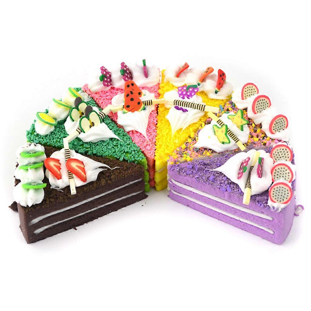 Realistic Artificial for Triangle Cake Assorted Fake Cakes Model Photography Pro