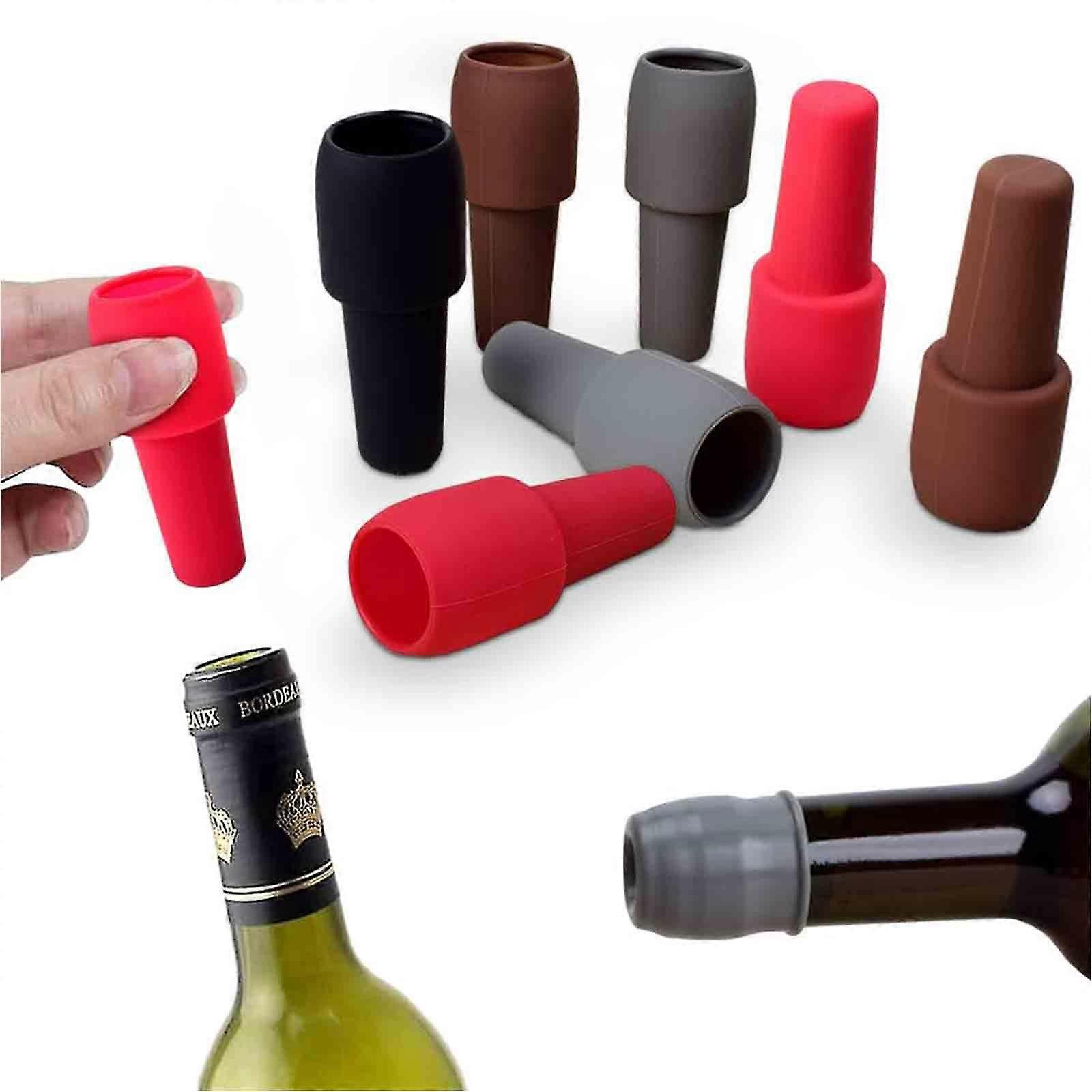 Kreativer Weinkorken weiches Silikon Rotweinkorken Champagnerkorken, 100% neu