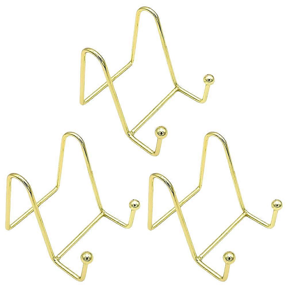 3 Pcs Tablet Kickstand Metal Plate Stand Photo Frame Supporting Tool Displays Picture Frames Display Rack