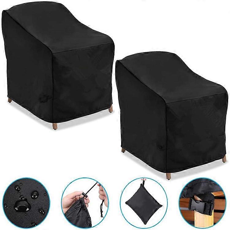 2 x 210D outdoor chair covers