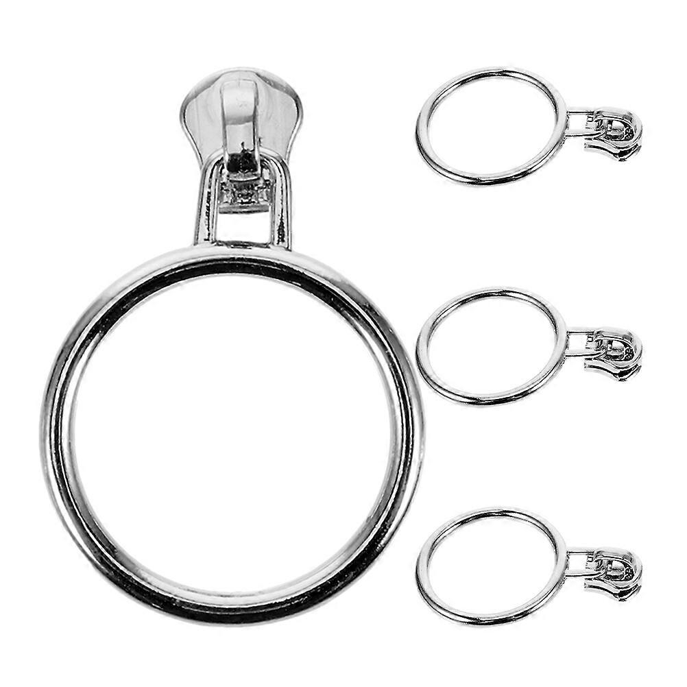 4psc Professional Zipper Pullers Universal Zipper Heads Suitcase Clothes Replacement Zipper Pulls
