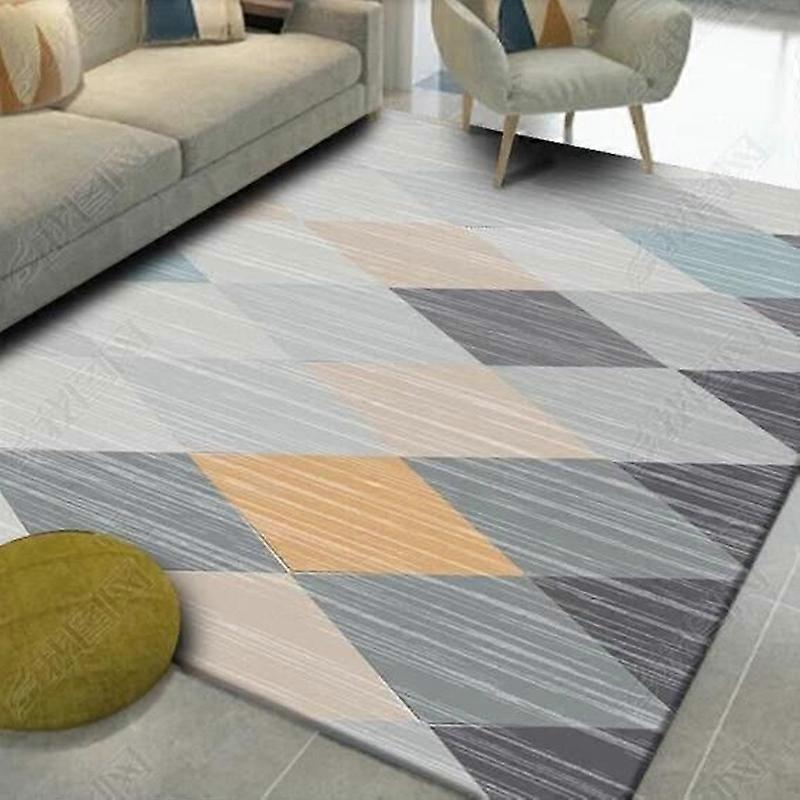 Geometry Style Soft Living Room Carpet Bohemia Anti-slip Thicken Bedroom Carpet Large Area Rugs For Sofa Table Floor Lounge Mat