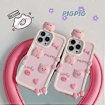 Kawaii Phone Cases Apply to iPhone 11 Pro Max,Cute Cartoon Pink