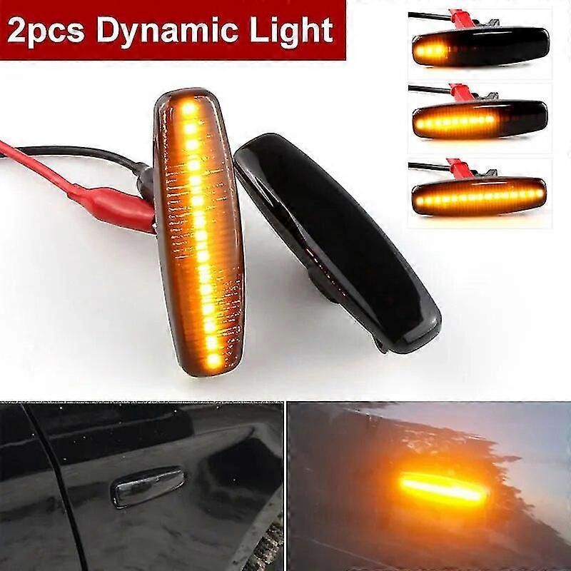 2pcs Led Side Marker Indicator Sequential Light For Infiniti Ex25 Ex35 Ex37 Fx35 Fx37 G25 G35 Q40 Q60 Q70 Qx50 Qx70 M25 M37 Jx35