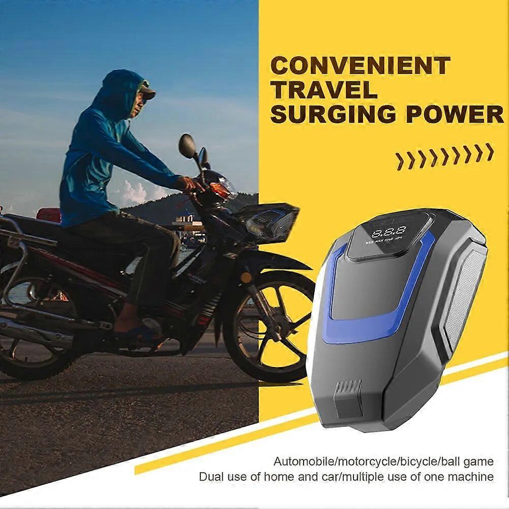 12V Car Air Pump Digital Tyre Inflator Touch Screen Portable for Car Motorcycle Bicycle Basketball for Household Car Maintenance