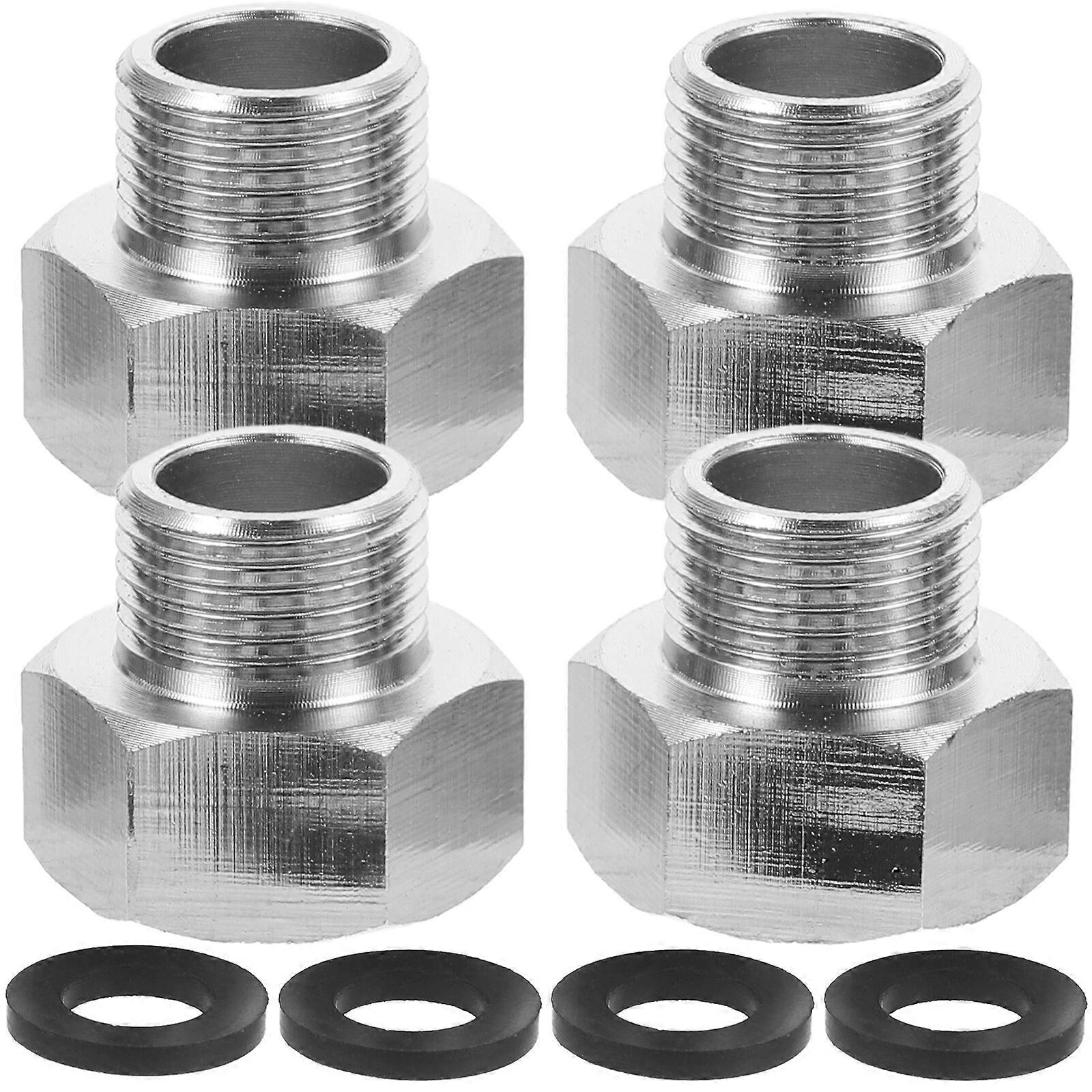 4Pcs Water Hose Adapter Faucet Adapter Faucet Adapter for Portable Washer Garden Hose Fitting