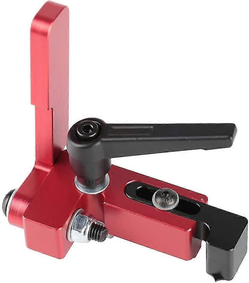 45 Types Woodworking Tool Miter Track Stop T-nut Accurate Length Limit Device Red Miter Limit Woodworking Tool