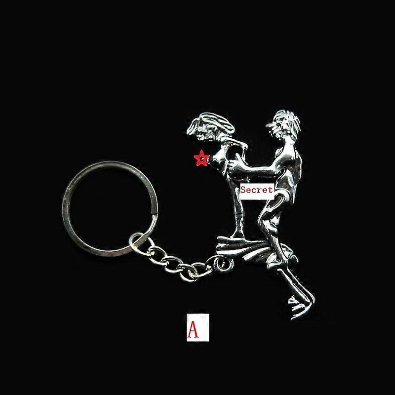 Funny Adult Keychain Different Shape Keyring For Girlfriend And Boyfriend Couple Love Game Keychain