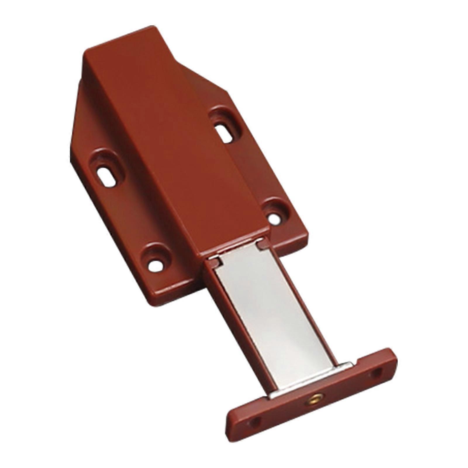 Cabinet Door Push Latch Strong Suction Push To Open ABS Single-headed Magnetic Push Release Latch for Closet QinHai