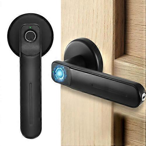 Smart Electronic Fingerprint Door Lock Biometric Security Door Handle with 2Keys