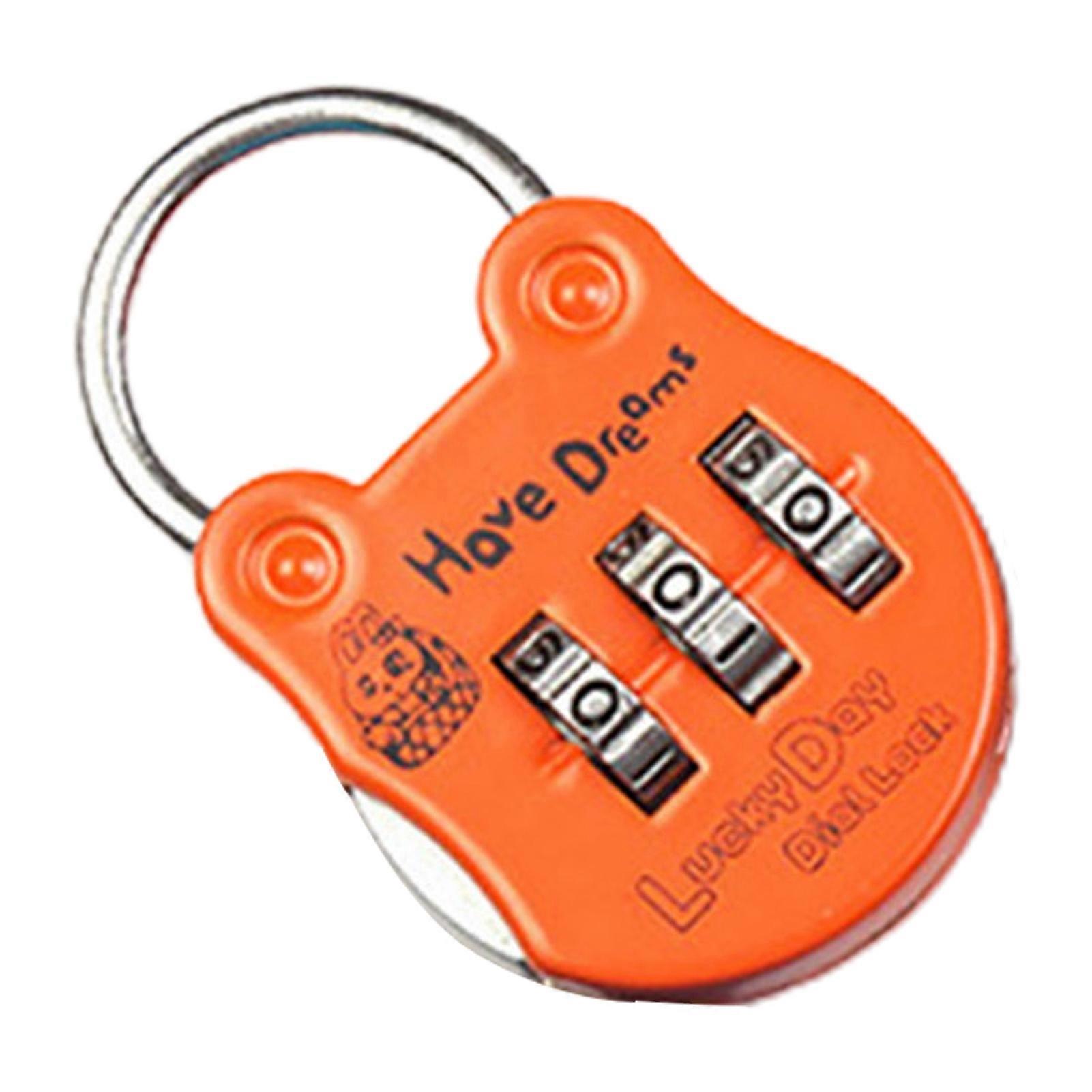 Digit Number Lock Multipurpose Wear Resistant 6 Colors 3 Digit Combination Padlock Code lock for Home JIKAIX