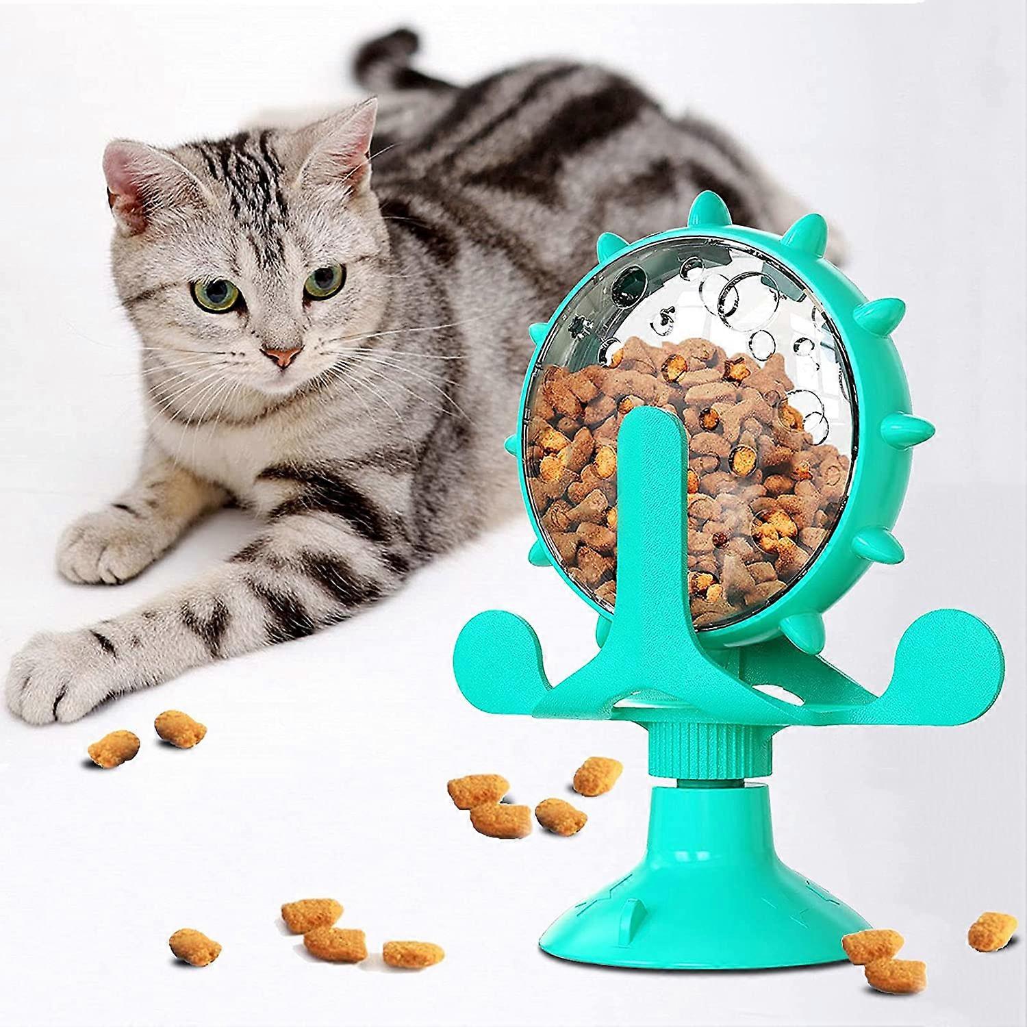 Distributeur automatique multiple de friandises pour chats, petit distributeur interactif de nourriture pour chat