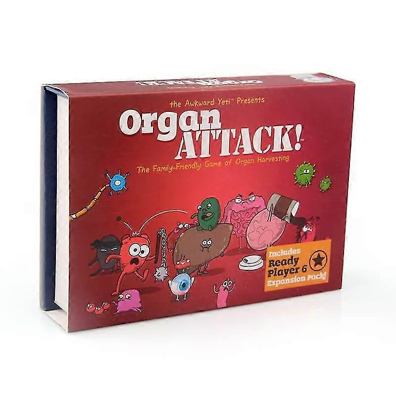 Human Organ Attack Card Party Multiplayer Casual Board Game