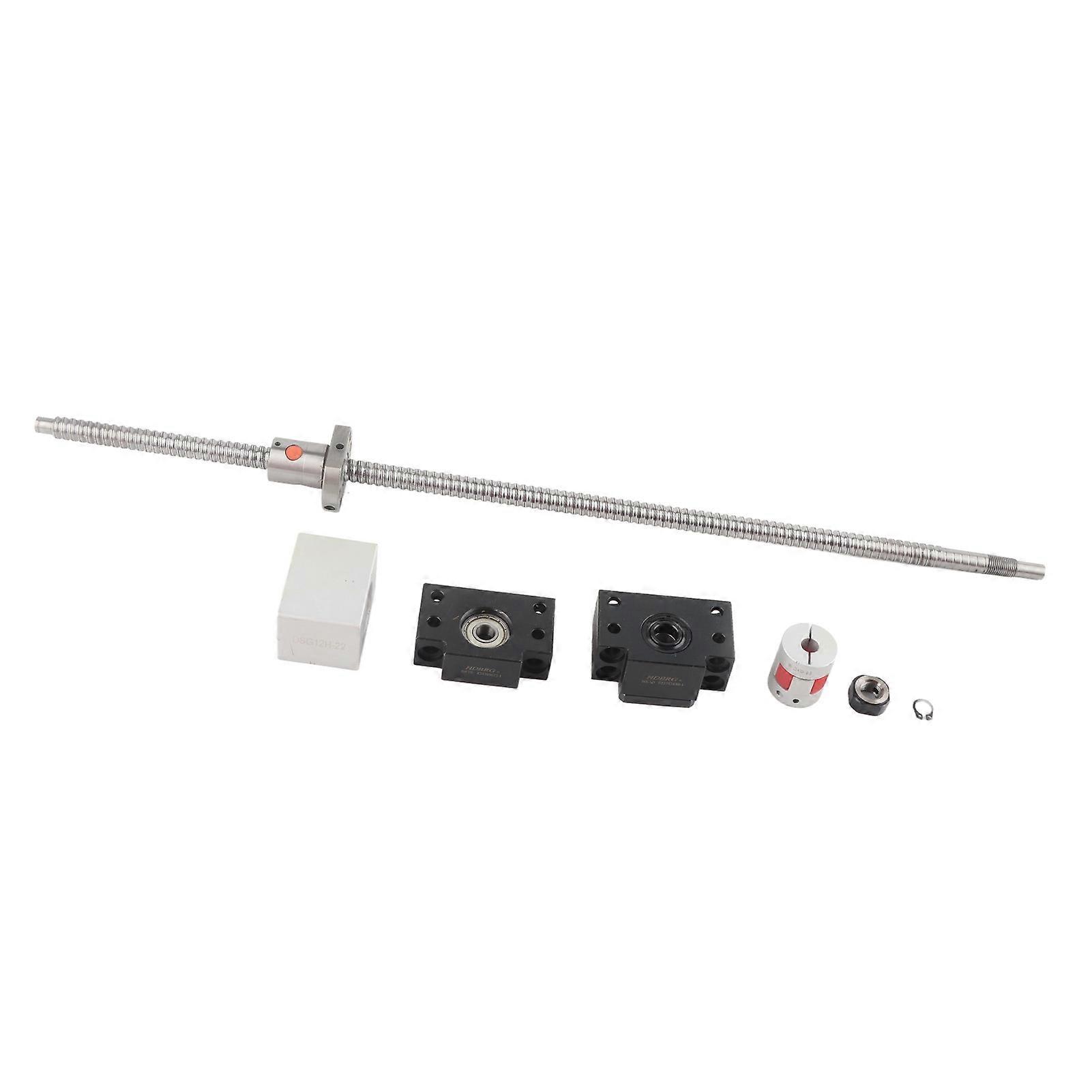 1204 Rolled Ball Screw Kit High Accuracy with Nut Holder Coupling BK/BF End Support