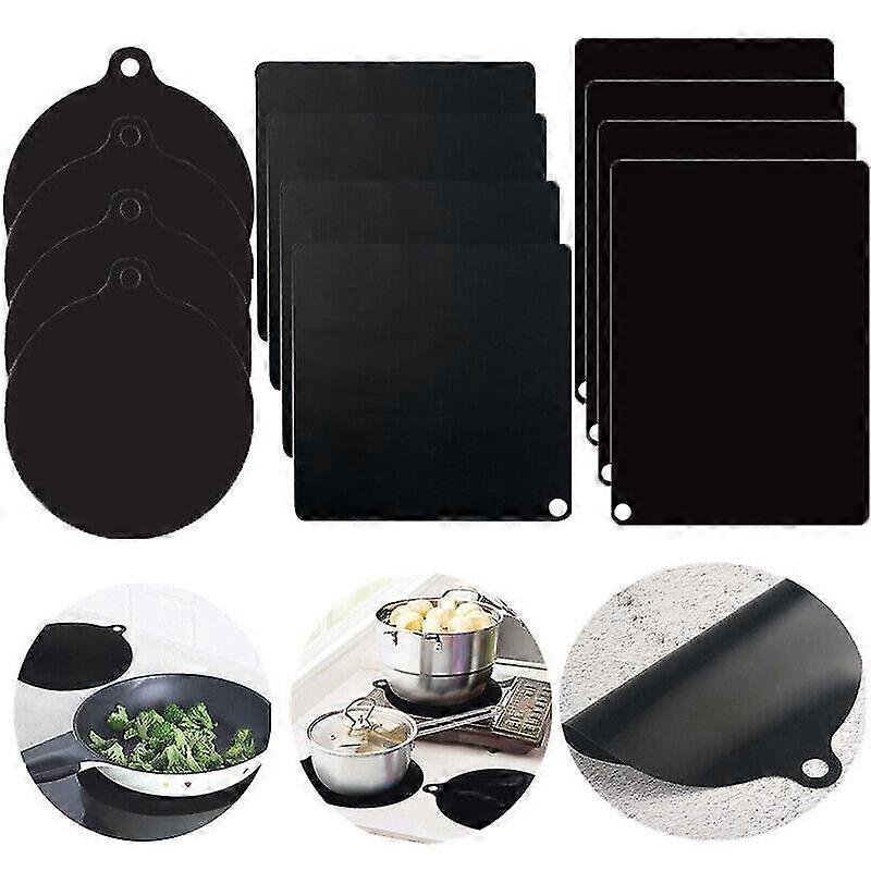 Electric Induction Hob Protector Mat Anti-slip Mat Silicone Protector Tool 4pcs