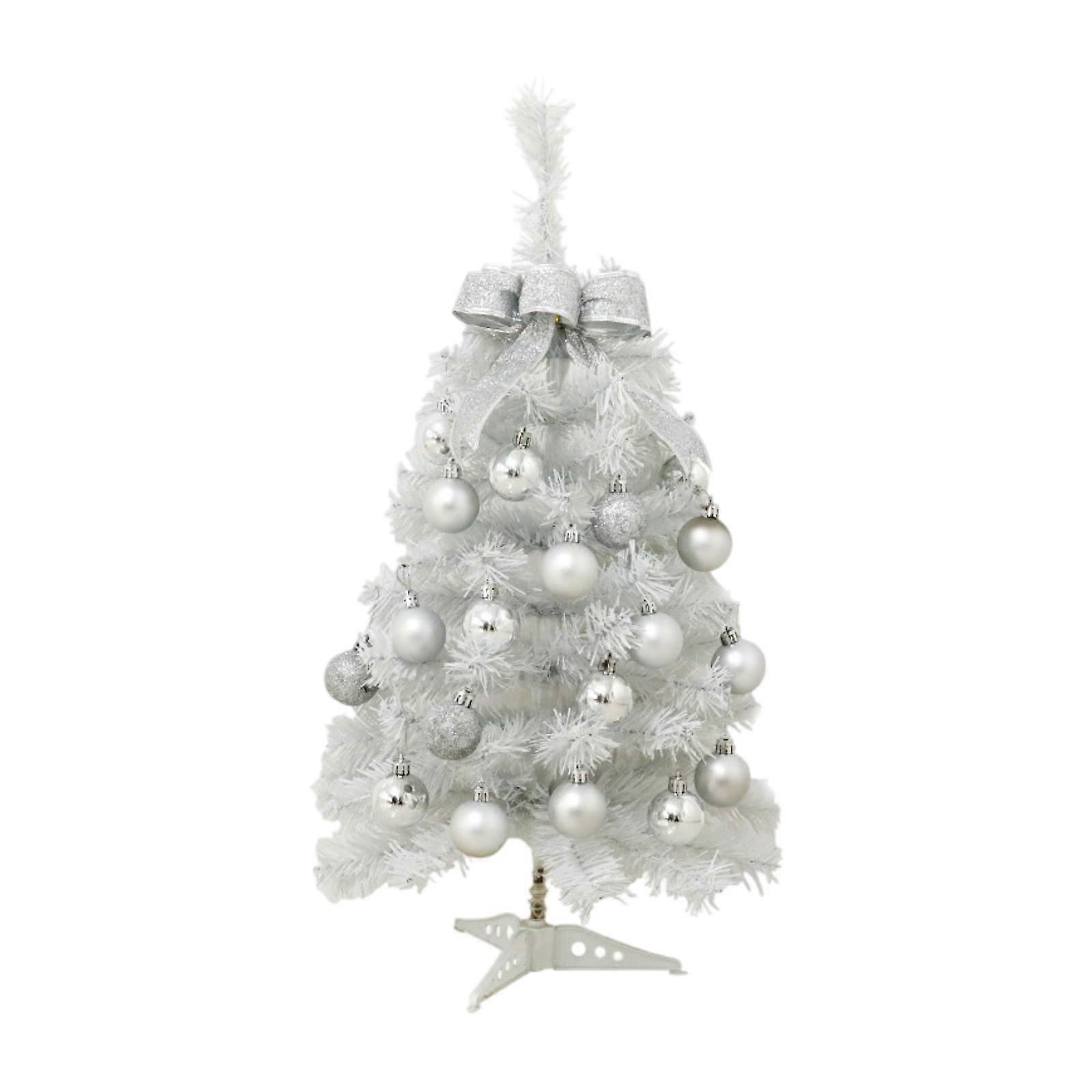 Xmas Mini Artificial Tree Christmas Artificial Tree for Decor Office Kitchen 45cm