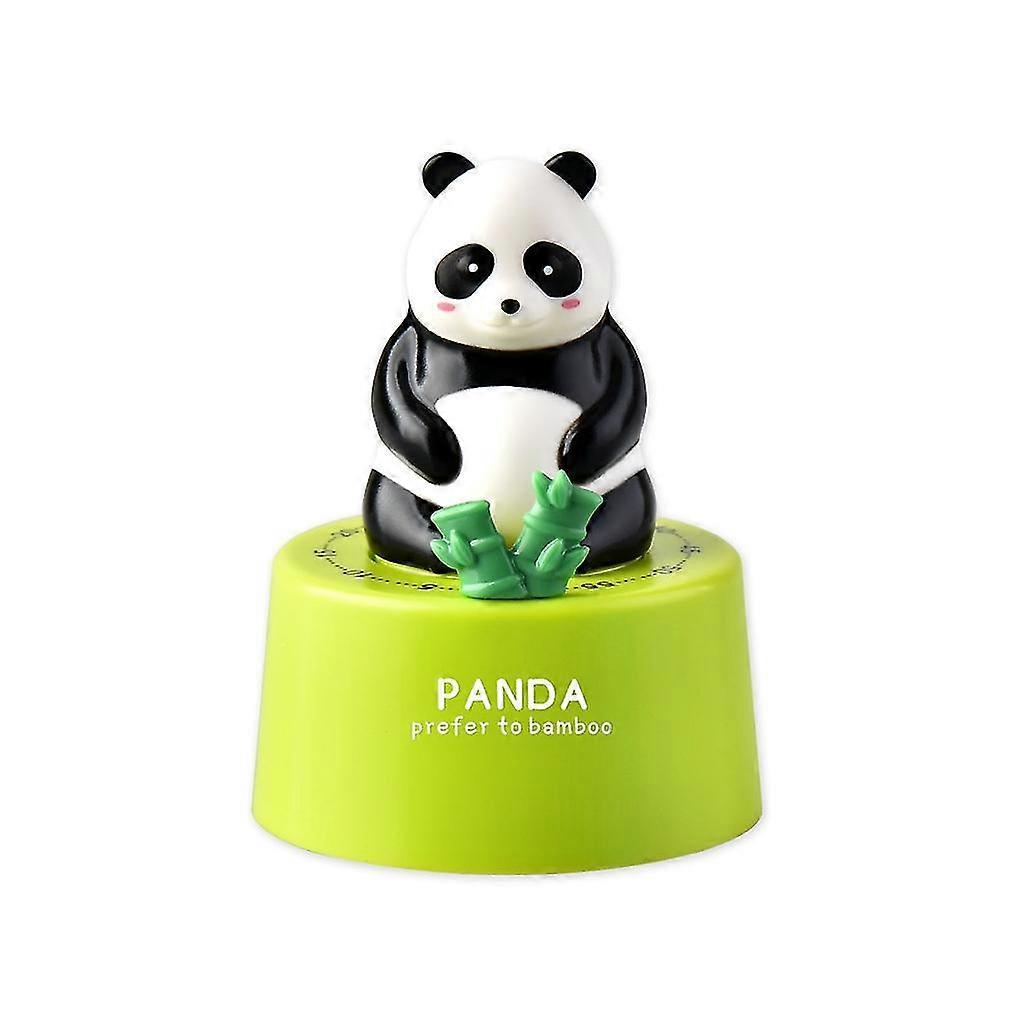 60 Minutes Panda Kitchen Timer No Battery Mechanical Countdown Clock Alarm Tool