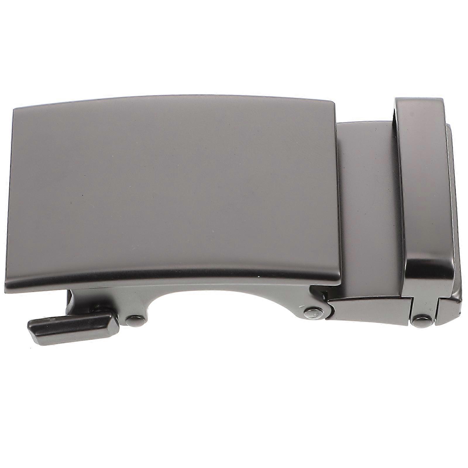 1 قطعة أزياء الرجال سبائك الأعمال التلقائي مشبك فريدة من نوعها رجالي لوحة حزام أبازيم للحزام (أسود)