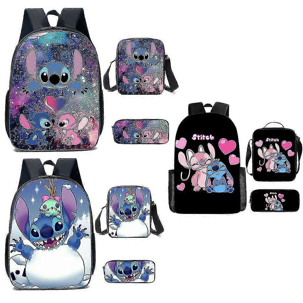 Stitch Three-piece School Bag Backpack Z