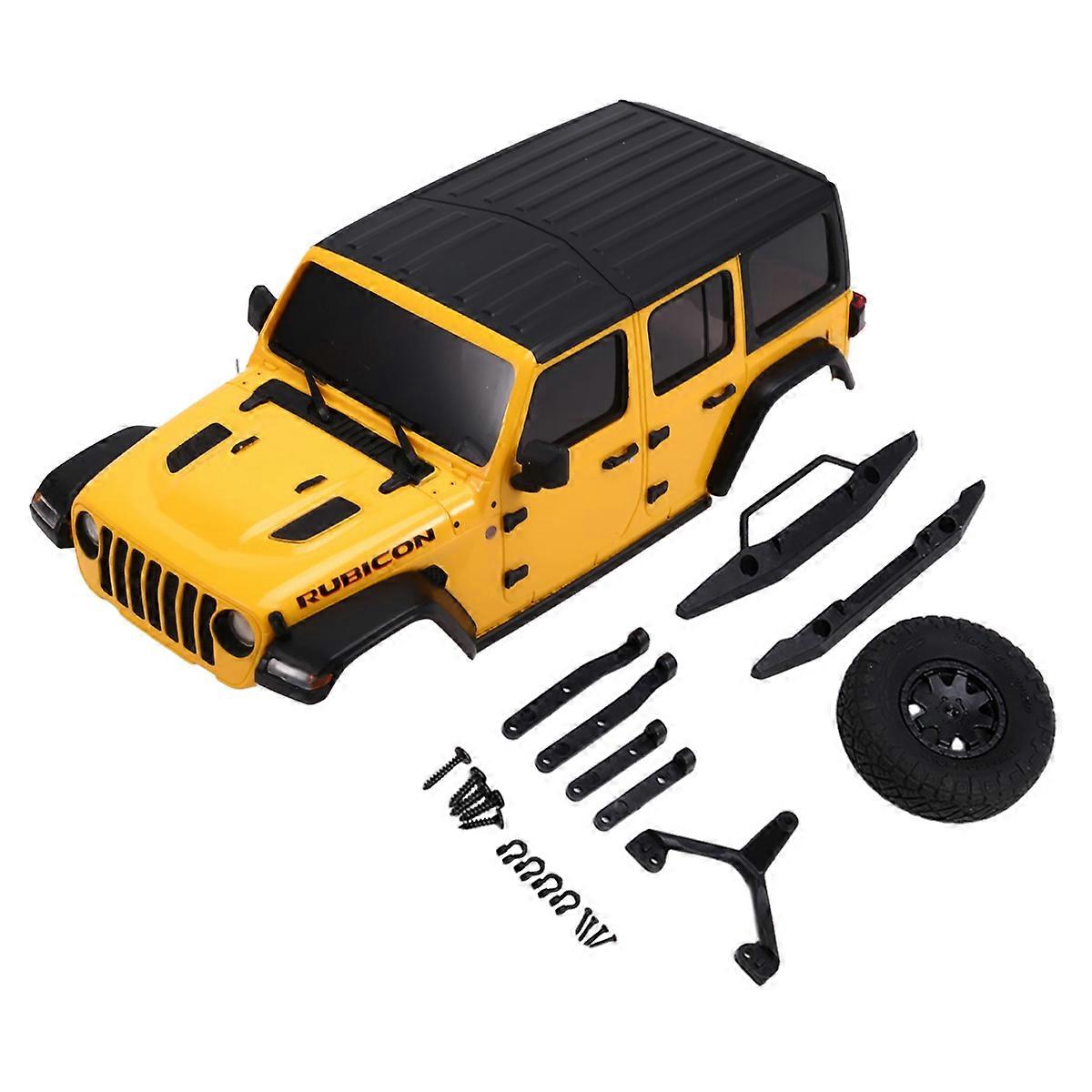 Body Car Shell -Body Shell Mini Z Mini-Z for 1/24 Axial SCX24 RC Car Body DIY Upgrade Parts Yellow