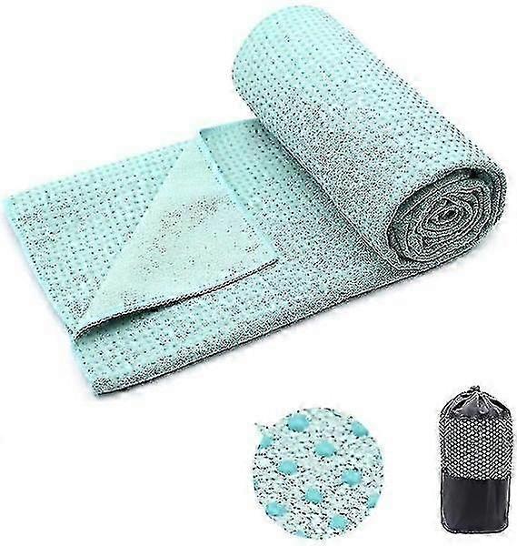 Hot Yoga Towel - Sweat-Absorbent Non-Slip Mat Towel for Hot Yoga, Pilates