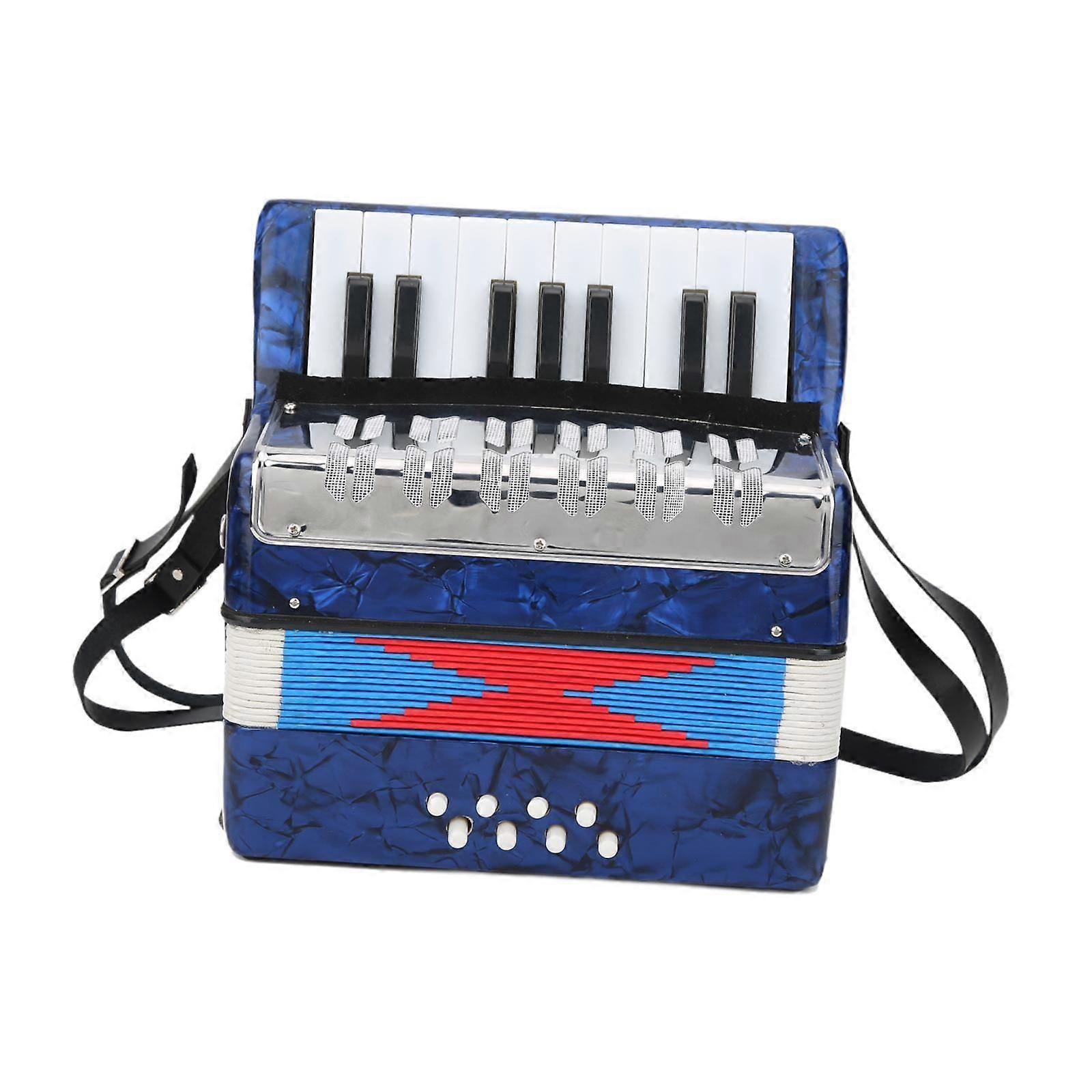 17キー8ベースピアノアコーディオン音楽愛好家のための教育アマチュア初心者ブルー