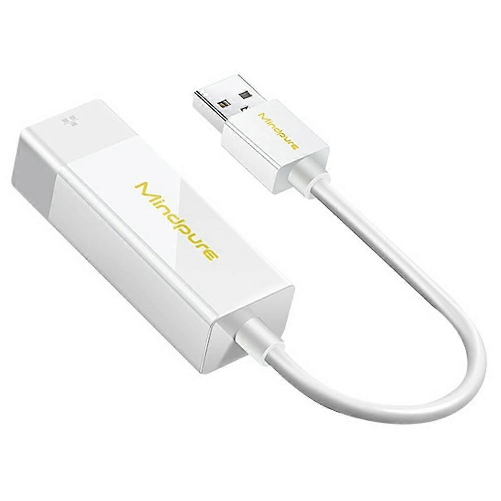 Type B MINDPURE UR001 USB 2.0 to RJ45 100Mbps Ethernet Adapter Computer External Network Connector
