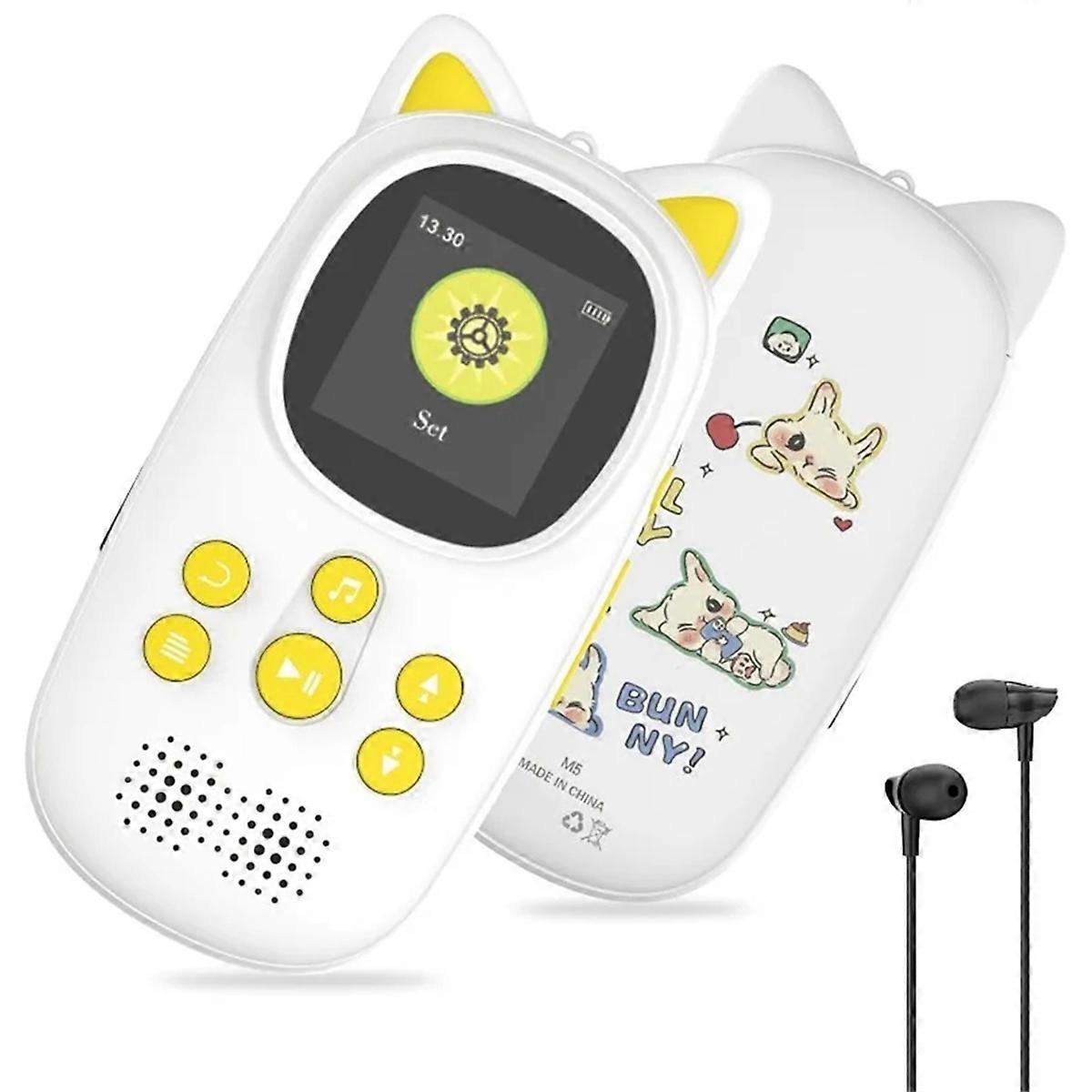 32GB MP3 Player Bluetooth,Portable Music Player for Kids Built-in HD Speaker Support Voice Recordin