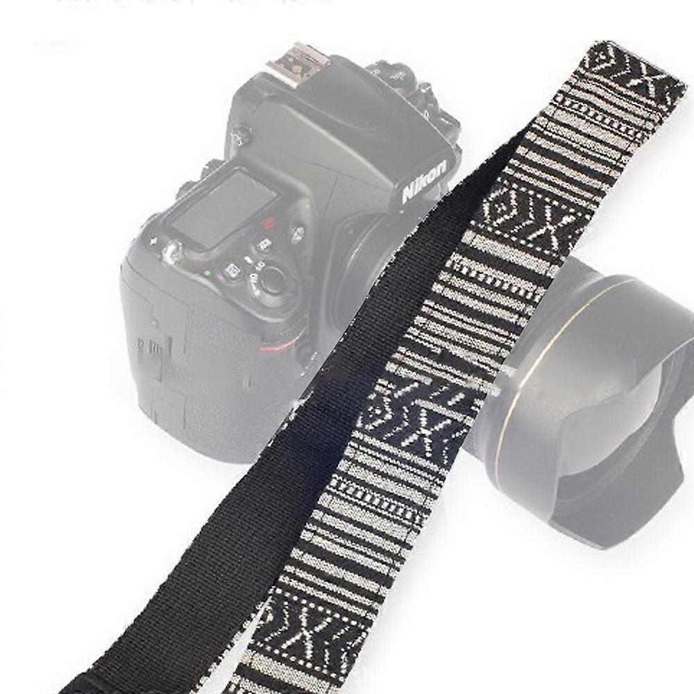 Woven Camera Strap, Vintage, DSLR Compatible